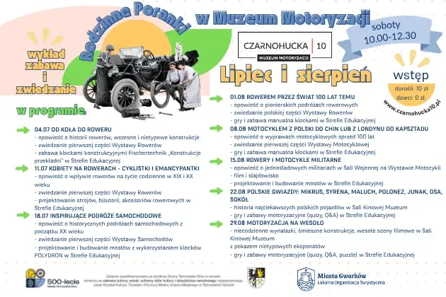 Zajęcia Rodzinne w Muzeum Motoryzacji