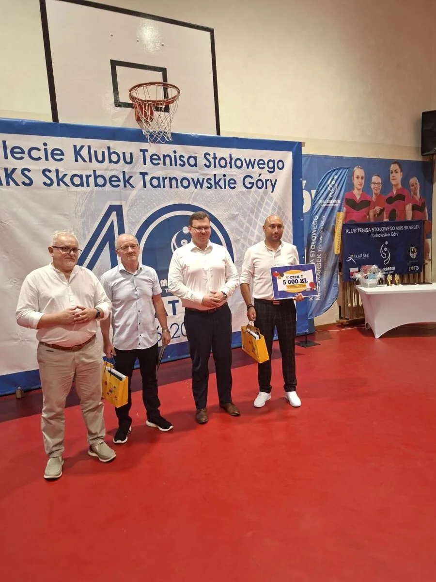 40-lecie MKS Skarbek: Sukcesy w tenisie stołowym