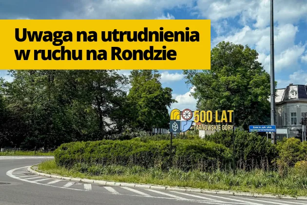 Utrudnienia na rondzie Ranoszka z powodu prac drogowych