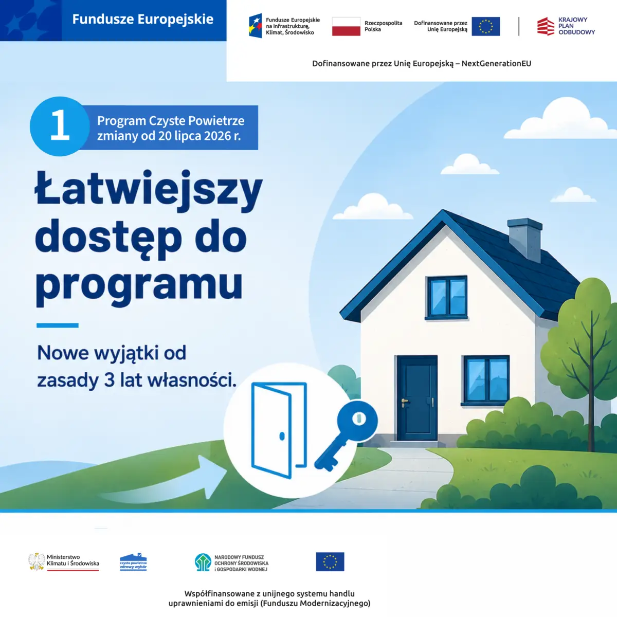 Nowe zasady Programu Czyste Powietrze od 20 lipca 2026 roku