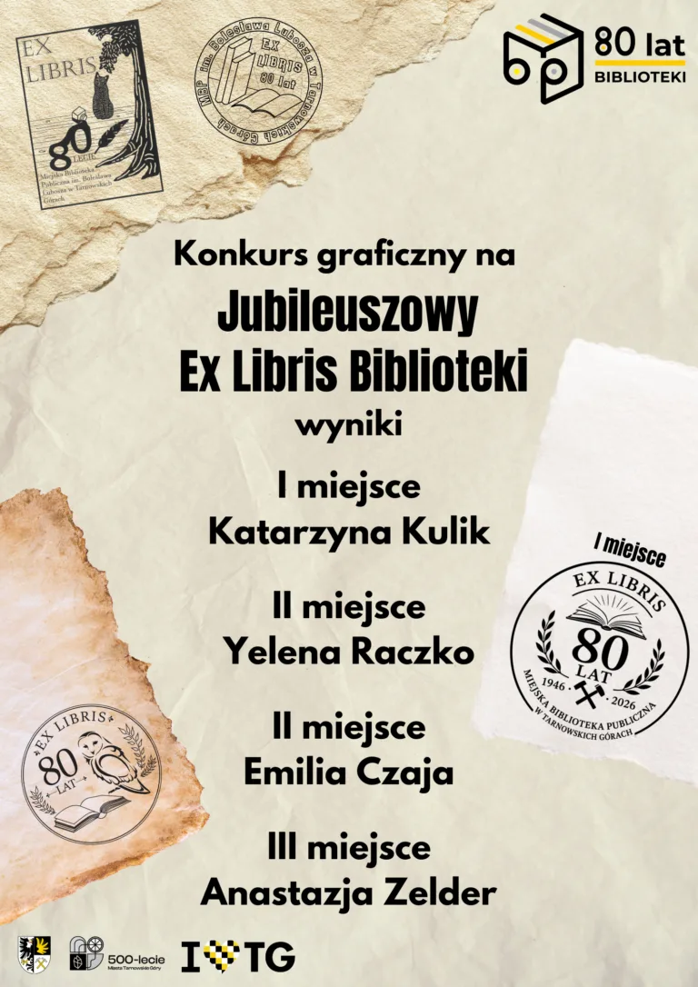 Ogłoszenie wyników konkursu na Jubileuszowy Ex Libris Biblioteki