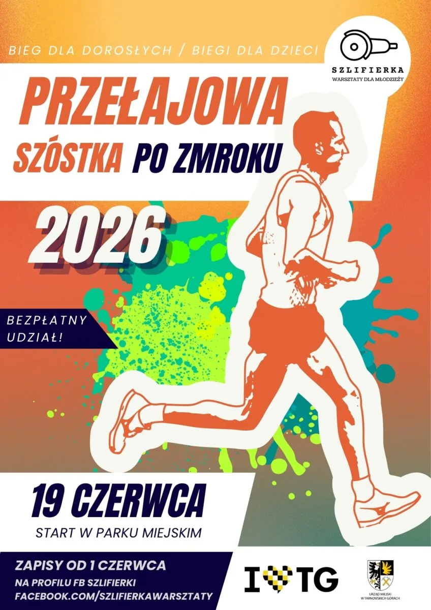 Nocne bieganie w Tarnowskich Górach: Przełajowa Szóstka po Zmroku