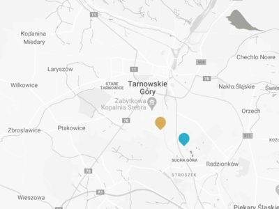 Miasto Tarnowskie Góry na mapie National Geographic